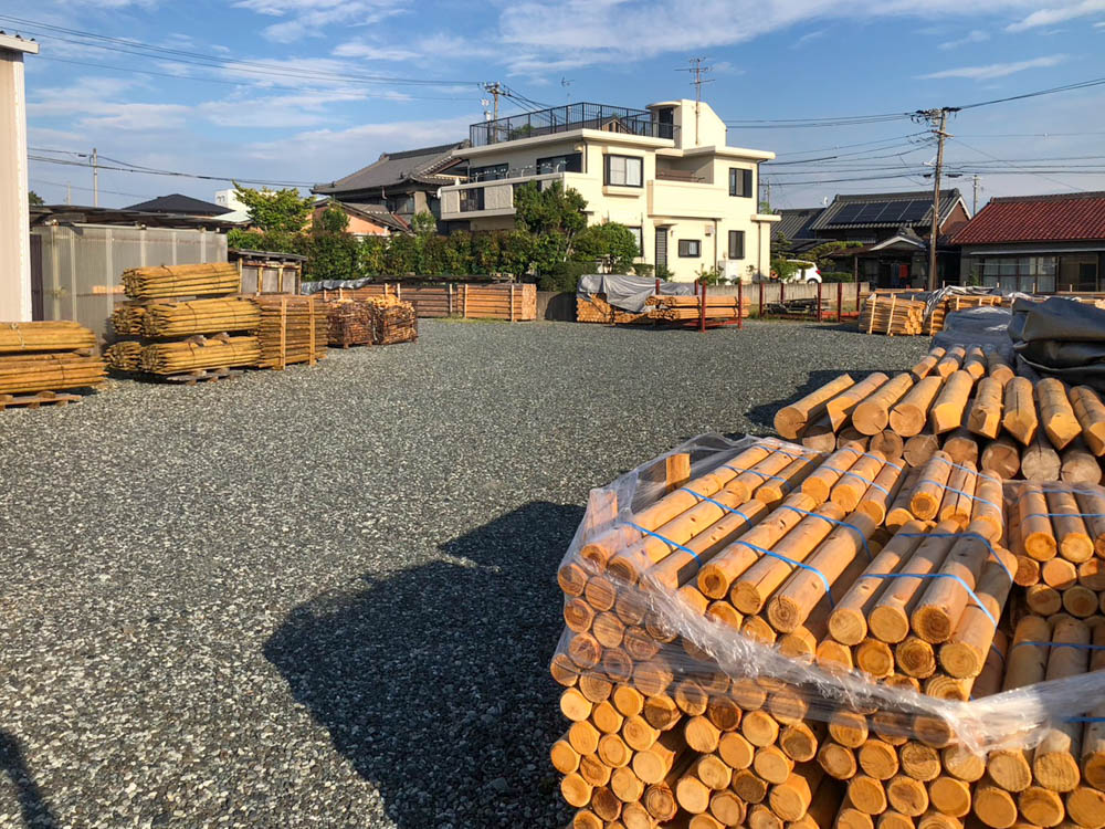 丁張り杭の買い入れ