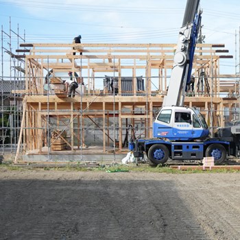 桑名市で新築の建前
