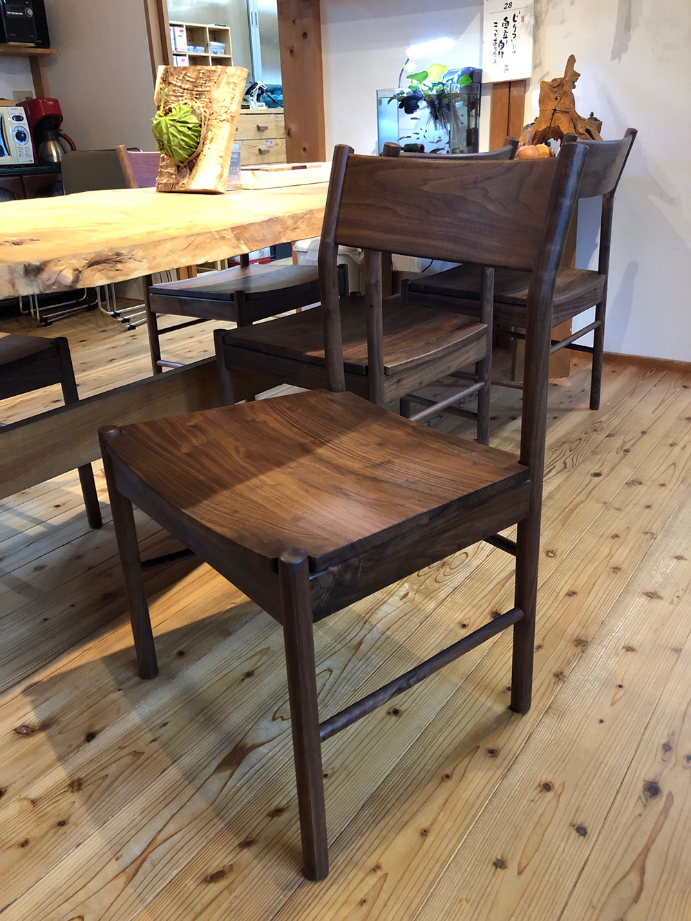 木まま工房の椅子を