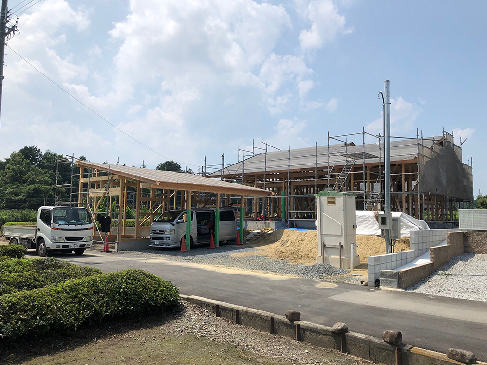 北勢町　上棟２日目～その後