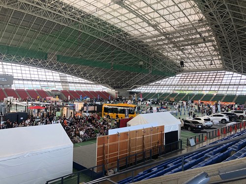 四日市ドームにて 四日市ドームにて