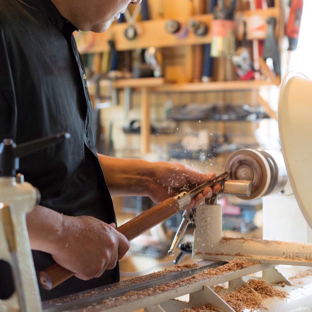 2020年2月13日  木工旋盤の基本を学べるワークショップを行います。