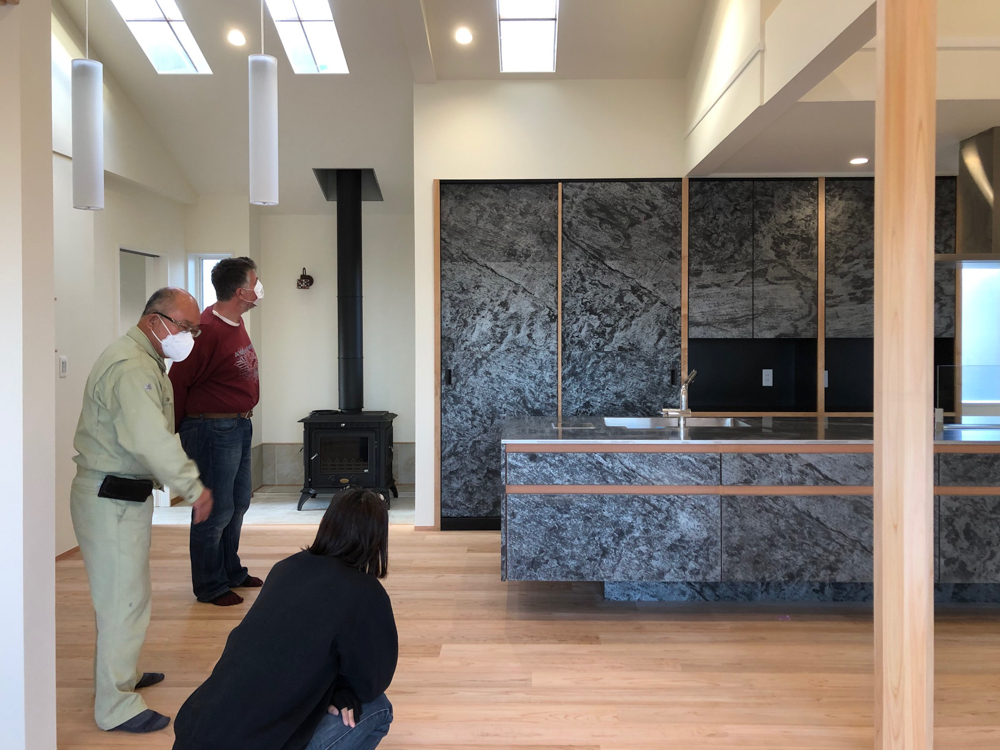 大安町 新築完成間近