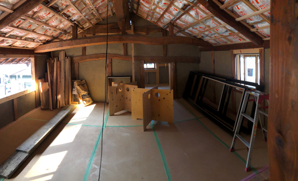 北勢町　古民家　造作中