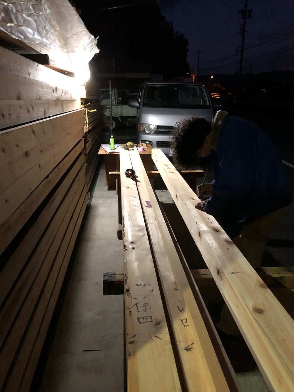 作業スペースがない