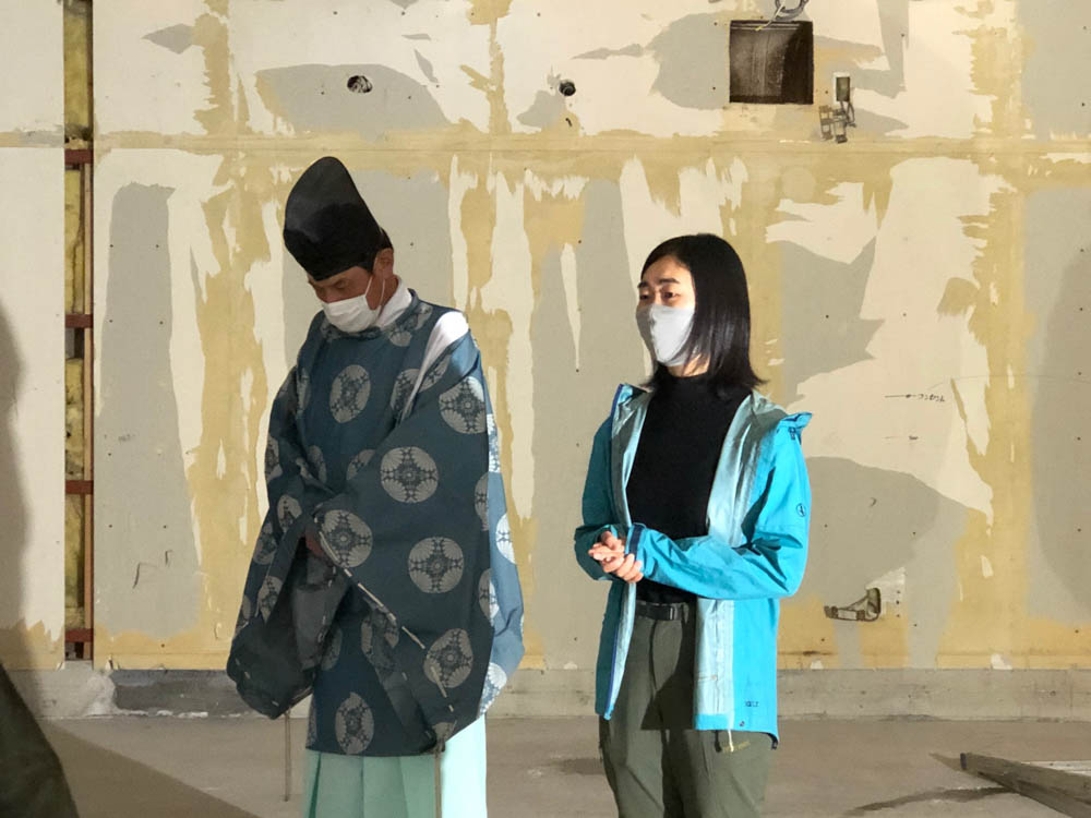 宇賀渓テラス　地鎮祭